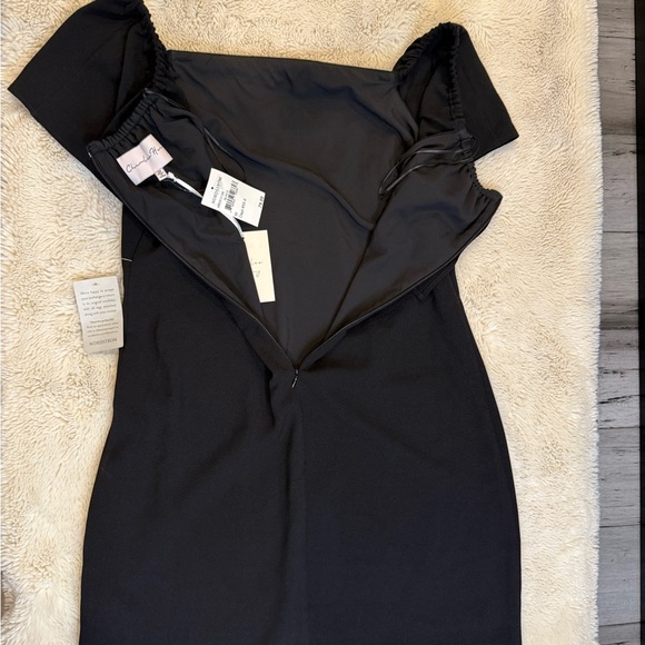 NWT Nordstrom Black One-Shoulder Dress - Picture 6 of 10